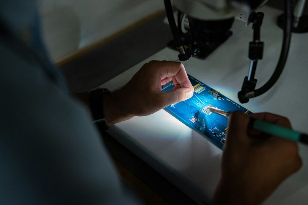 Workshop machinery — illustrative photograph
